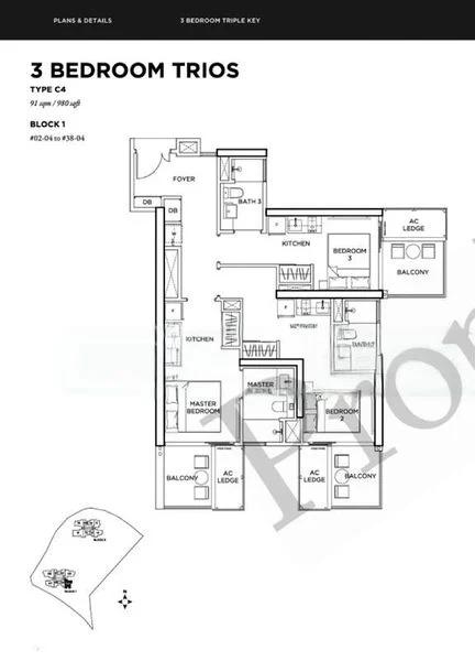 3 Bed Condo for Sale in  Gem Residences - Image 21